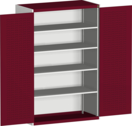 bott Systemschrank cubio mit 4 Böden, Breite 1300 mm