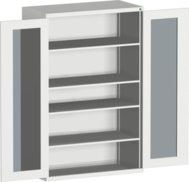 bott Systemschrank cubio mit 4 Böden, Breite 1300 mm