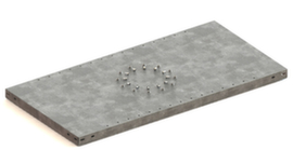 META Fachboden für Schraubregal Standard Bauart, Breite x Tiefe 1000 x 500 mm
