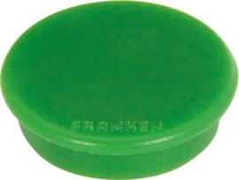 Runder Magnet, grün, Ø 24 mm