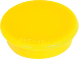 Runder Magnet, gelb, Ø 24 mm