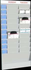 Paperflow Erweiterbarer Büroplaner, DIN A4, grau