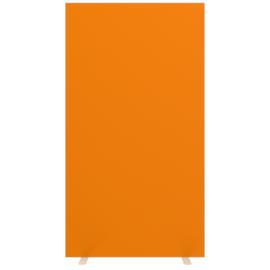 Paperflow Trennwand mit beidseitigem Stoffbezug, Höhe x Breite 1740 x 940 mm, Wand orange