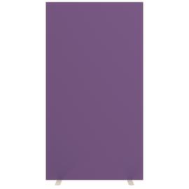 Paperflow Trennwand mit beidseitigem Stoffbezug, Höhe x Breite 1740 x 940 mm, Wand lila