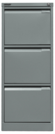 Bisley H&auml;ngeregistraturschrank, 3 Ausz&uuml;ge, silber/silber