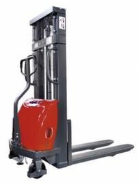 Elektrohydraulischer Stapler mit Handfahrwerk