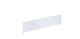 Paperflow Tischtrennwand, Höhe x Breite 330 x 1200 mm, Wand weiß