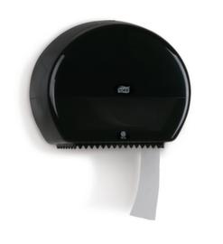 Toilettenpapierspender für große Rollen, Kunststoff, schwarz