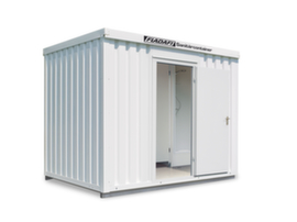 Säbu Dusch-/Toilettencontainer FLADAFI® 2.3, Höhe x Breite x Tiefe 2500 x 3050 x 2170 mm