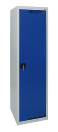 stumpf Garderobenschrank, RAL7035 Lichtgrau/RAL5010 Enzianblau