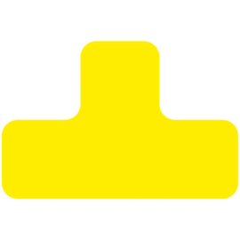 EICHNER Klebesymbol, T-Form, gelb