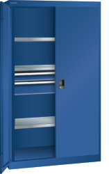 LISTA Schwerlast-Flügeltürenschrank, Breite 1100 mm