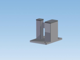 Pfosten für Trennwandsystem, Höhe 2200 mm