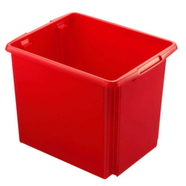 Leichter Drehstapelbehälter, rot, Inhalt 45 l