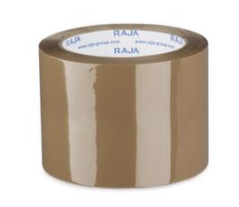 Raja PP-Packband mit Acrylatklebemasse, Länge x Breite 66 m x 75 mm