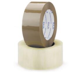 Raja PP-Packband mit Acrylatklebemasse, Länge x Breite 66 m x 50 mm