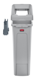 Rubbermaid Abfallbehälter Slim Jim® Starter, 87 l, grau