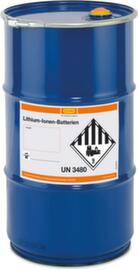 Cemo Lithium-Ionen Sicherheitstonne mit Puffermaterial, Inhalt 60 l