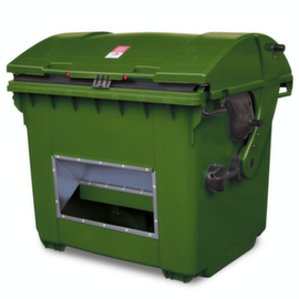 Streugutbehälter mit Entnahmeöffnung