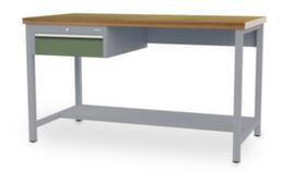 Bedrunka + Hirth Werkbank, 1 Schublade, 1/2 Ablageboden