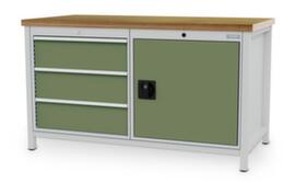 Bedrunka + Hirth Werkbank, 3 Schubladen, 1 Schrank