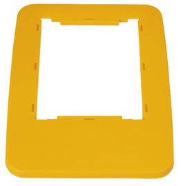 Rahmen probbax® für Wertstoffsammler, gelb