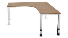 Nowy Styl Höhenverstellbarer Freiform-Schreibtisch E10 mit 4-Fußgestell aus Quadratrohr