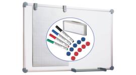 MAUL Whiteboard MAULpro mit Starter-Set, Höhe x Breite 900 x 1200 mm