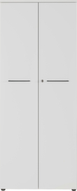 Aktenschrank GW-AGENDA, 5 Ordnerhöhen, lichtgrau/lichtgrau