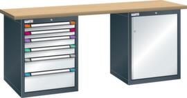 Thurmetall Werkbank mit bis zu 11 Schubladen
