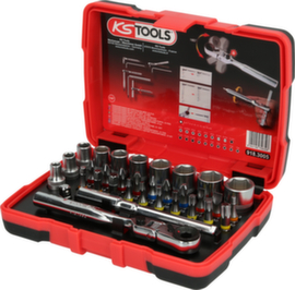 KS Tools 1/4" TORSIONpower Bit-Stecknuss-Box