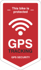 Hinweis-Kombischild SafetyMarking® für GPS-Tracking