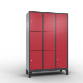 C+P Schließfachschrank Classic, 9 Fächer