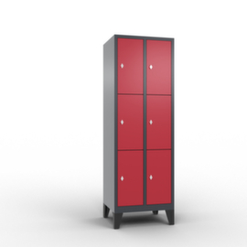 C+P Schließfachschrank Classic, 6 Fächer