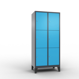 C+P Schließfachschrank Classic, 6 Fächer