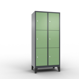 C+P Schließfachschrank Classic, 6 Fächer