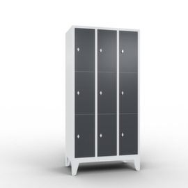 C+P Schließfachschrank Classic, 9 Fächer