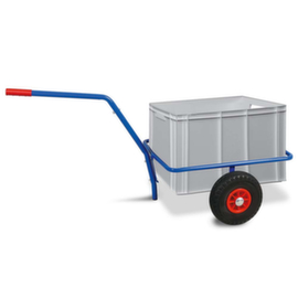 Handwagen mit herausnehmbarem Kunststoffkasten, Traglast 200 kg