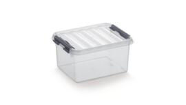 Raja Aufbewahrungsbox ECO, transparent, Inhalt 2 l, Deckel