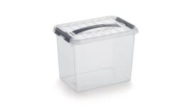 Raja Aufbewahrungsbox ECO, transparent, Inhalt 9 l, Deckel mit Griff