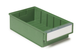 Treston Umweltfreundlicher Regallagerkasten BiOX, grün, HxLxB 82x300x186 mm