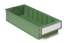 Treston Umweltfreundlicher Regallagerkasten BiOX, grün, HxLxB 82x400x186 mm