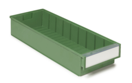 Treston Umweltfreundlicher Regallagerkasten BiOX, grün, HxLxB 82x500x186 mm