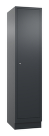 C+P Garderobenschrank Classic mit 1 Abteil - glatte Tür, Abteilbreite 400 mm