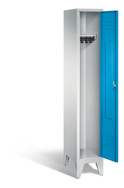 C+P Garderobenschrank Classic mit 1 Abteil - glatte Tür, Abteilbreite 300 mm