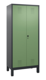 C+P Garderobenschrank Evolo mit 2 gemeinsam verschließbaren Abteilen, Abteilbreite 400 mm