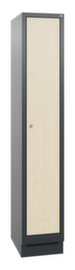 C+P Garderobenschrank Evolo 1 Abteil mit Dekortür, Abteilbreite 300 mm
