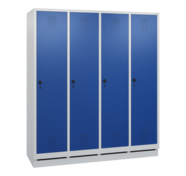 C+P Garderobenschrank Evolo mit 4 Abteilen, Abteilbreite 400 mm