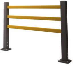 a.m.p.e.r.e. Rammschutzgeländer Rack Armour®