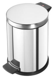 Hailo Edelstahl-Tretabfallbehälter Solid M, 12 l